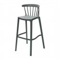 Attends Windson polypropyleen barkruk groen - set van 4 stuks