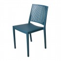 Baltimore stapelbare polypropyleen stoelen blauw (set van 4) - Attends