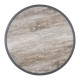 Bolero Rond Tafelblad Van Glasvezel Met Houteffect – Ø 580 mm