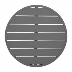 Bolero Aluminium Rond Tafelblad Donkergrijs 580mm