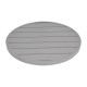 Bolero aluminium tafelblad rond lichtgrijs 580mm