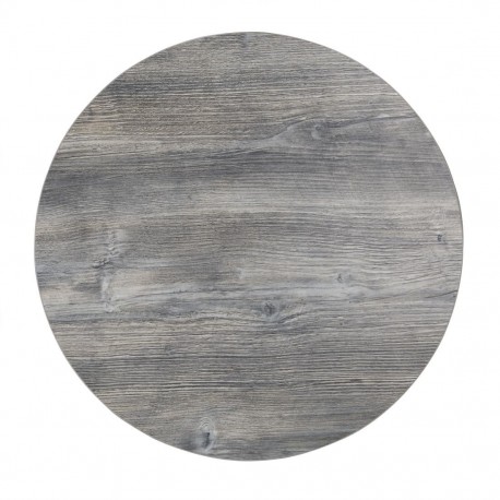 Bolero rond tafelblad essenhout-effect - voorgeboord - Ø60 cm