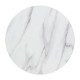Bolero rond tafelblad marmereffect 600 mm - voorgeboord