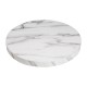 Bolero rond tafelblad marmereffect 600 mm - voorgeboord