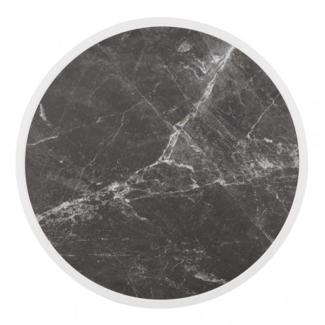 Bolero Rond Tafelblad Glasvezel Donker Granieteffect 580mm