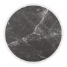 Bolero Rond Tafelblad Glasvezel Donker Granieteffect 580mm