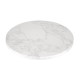 Rond Bolero tafelblad wit marmereffect Ø600 mm