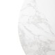 Rond Bolero tafelblad wit marmereffect Ø600 mm