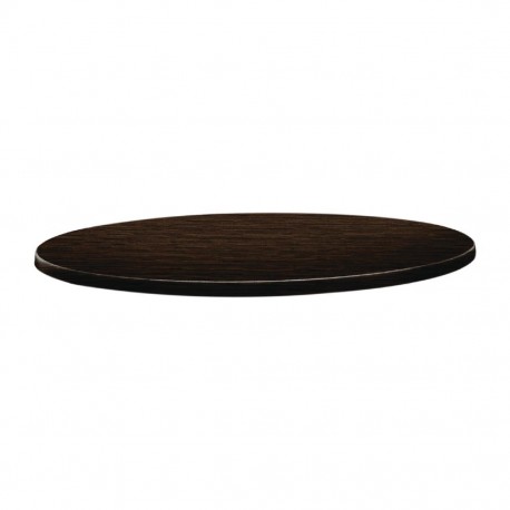Topalit Classic Line rond tafelblad wengé 70cm