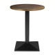 Bolero Complete tafel Rond donker hout effect 600mm
