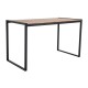 Bolero Industriële Bartafel Staal & Acaciahout 1800x900mm
