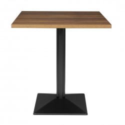 Bolero Complete Vierkante Tafel 700mm - Bruin/Zwart
