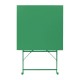 Bolero Perth vierkante tafel bosgroen 600 mm – gepoedercoat staal