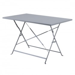 Bolero Pavement Style klaptafel grijs 1100 x 700 mm - Gepoedercoat staal