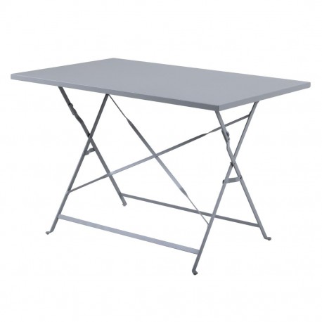 Bolero Pavement Style klaptafel grijs 1100 x 700 mm - Gepoedercoat staal