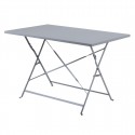 Bolero Pavement Style klaptafel grijs 1100 x 700 mm - Gepoedercoat staal