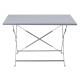 Bolero Pavement Style klaptafel grijs 1100 x 700 mm - Gepoedercoat staal