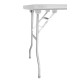 Vogue Roestvrijstalen Opklapbare Werktafel 1830x760x780 - Zilver