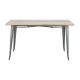 Bolero Bistro Eettafel Mangohout met Donkergrijze Poot – 1450mm