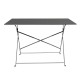 Bolero Pavement Style klaptafel zwart 1100 x 700 mm - gepoedercoat staal