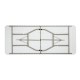 Bolero rechthoekige inklapbare tafel 6ft wit – HDPE blad & stalen frame