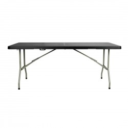 Bolero Rechthoekige Opvouwbare Tafel 6ft - Zwart