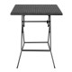 Bolero Vierkante Inklapbare Tafel Zwart 620mm