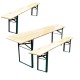 Opklapbare biertafel met banken 220(L)cm - Attends