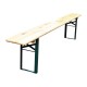 Opklapbare biertafel met banken 220(L)cm - Attends