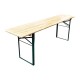 Opklapbare biertafel met banken 220(L)cm - Attends