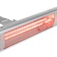 Tristar KA-5277 Terrasverwarmer voor Wandmontage - IP55 Waterbestendig - Aluminium Zilver