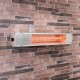 Tristar KA-5277 Terrasverwarmer voor Wandmontage - IP55 Waterbestendig - Aluminium Zilver
