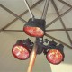 Eurom Parasol Elektrische Terrasverwarmer 1500W – Rondom Warmte voor uw Terras