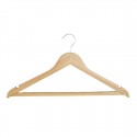 Bolero Natuurlijke Houten Kleerhangers – Set van 10 stuks