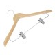 Bolero Houten Kledinghanger met Antislipclips – Set van 10 stuks