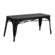 Bolero Bistro Metalen Bank Zwart 1000mm (Set van 2)