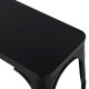 Bolero Bistro Metalen Bank Zwart 1000mm (Set van 2)