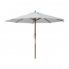Bolero ronde parasol grijs 300cm – stijlvolle zonbescherming voor buiten