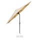 Bolero Sevilla ronde parasol crème – diameter 3 meter, aluminium paal