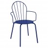 Bolero Adeline Armstoelen Donkerblauw – Stalen Stoelen (Set van 4)
