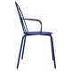 Bolero Adeline Armstoelen Donkerblauw – Stalen Stoelen (Set van 4)