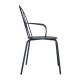 Bolero Adeline Armstoelen Leisteenblauw – Stalen Stoelen (Set van 4)