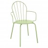 Bolero Adeline Armstoel Lichtgroen – Set van 4 Stalen Stoelen