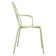 Bolero Adeline Armstoel Lichtgroen – Set van 4 Stalen Stoelen