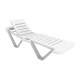 Resol Witte Ligstoelen Polypropyleen – Set van 4 Stuks
