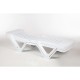 Resol Witte Ligstoelen Polypropyleen – Set van 4 Stuks