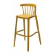 Attends Windson Barkruk Polypropyleen Okergeel - Set van 4 Stuks