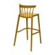 Attends Windson Barkruk Polypropyleen Okergeel - Set van 4 Stuks