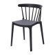 Windson Polypropyleen Stoelen Antraciet – Set van 4 (Attends)