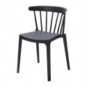 Windson Polypropyleen Stoelen Antraciet – Set van 4 (Attends)